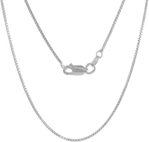 18" 1.9mm Box Chain Necklace