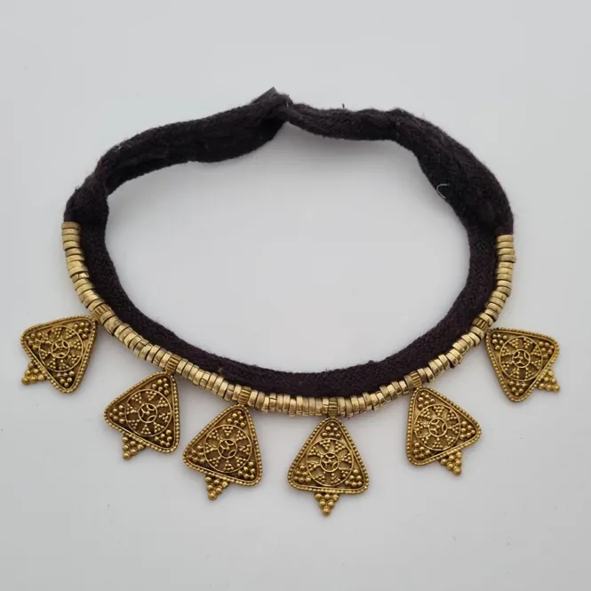 Afghan Kuchi Arrow Boho Necklace