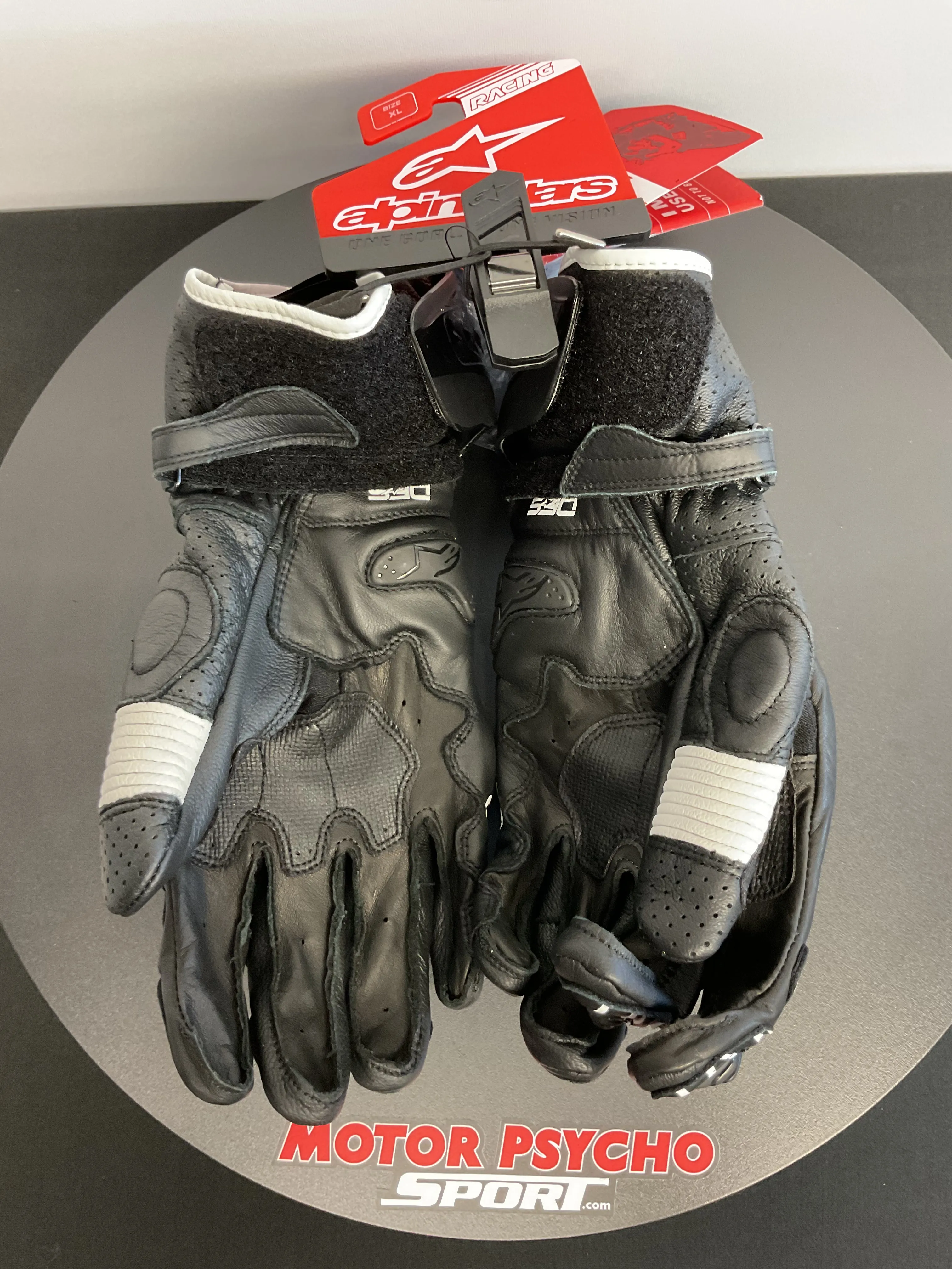 Alpinestars Gp Pro R3 Gloves - Black/White - Size XL