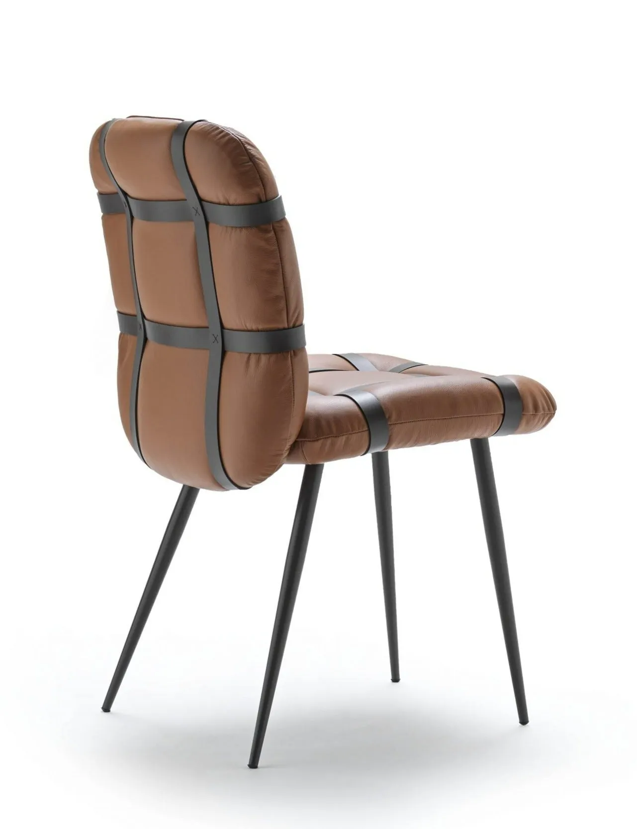 Avion Leather Dining Chair by Fasem