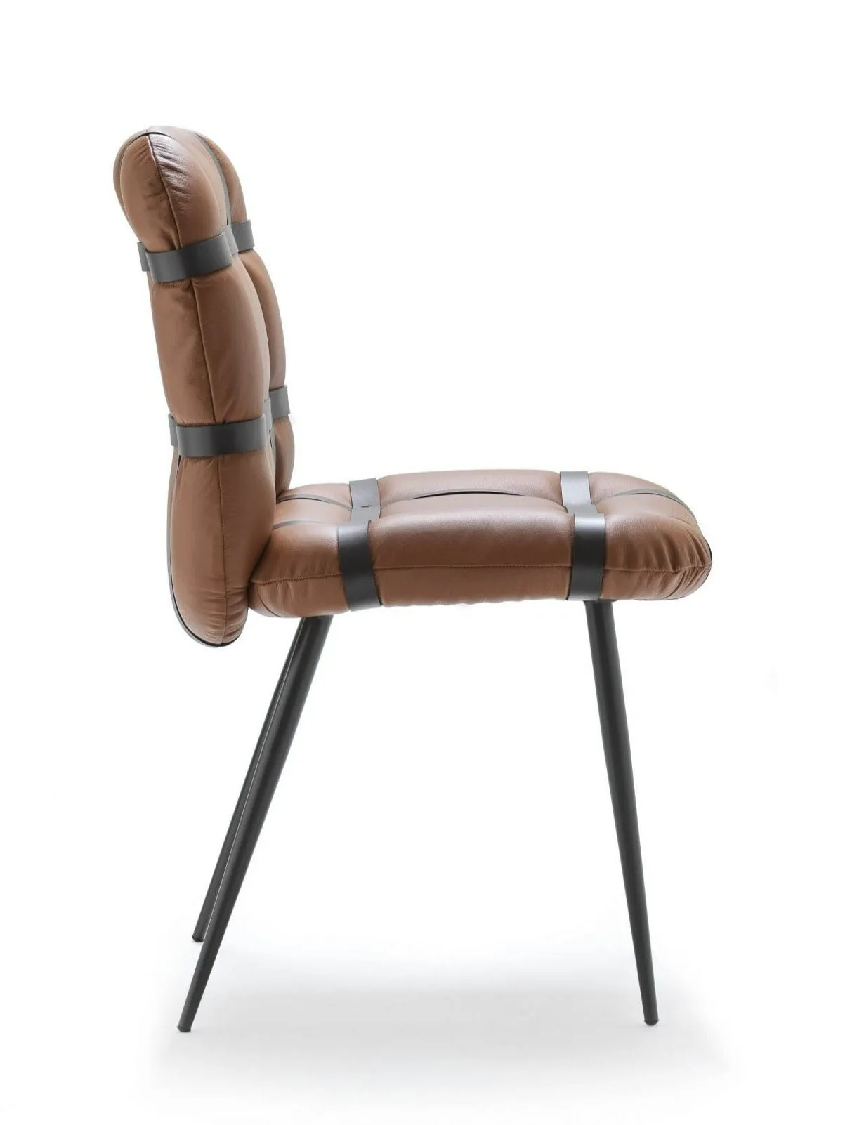 Avion Leather Dining Chair by Fasem