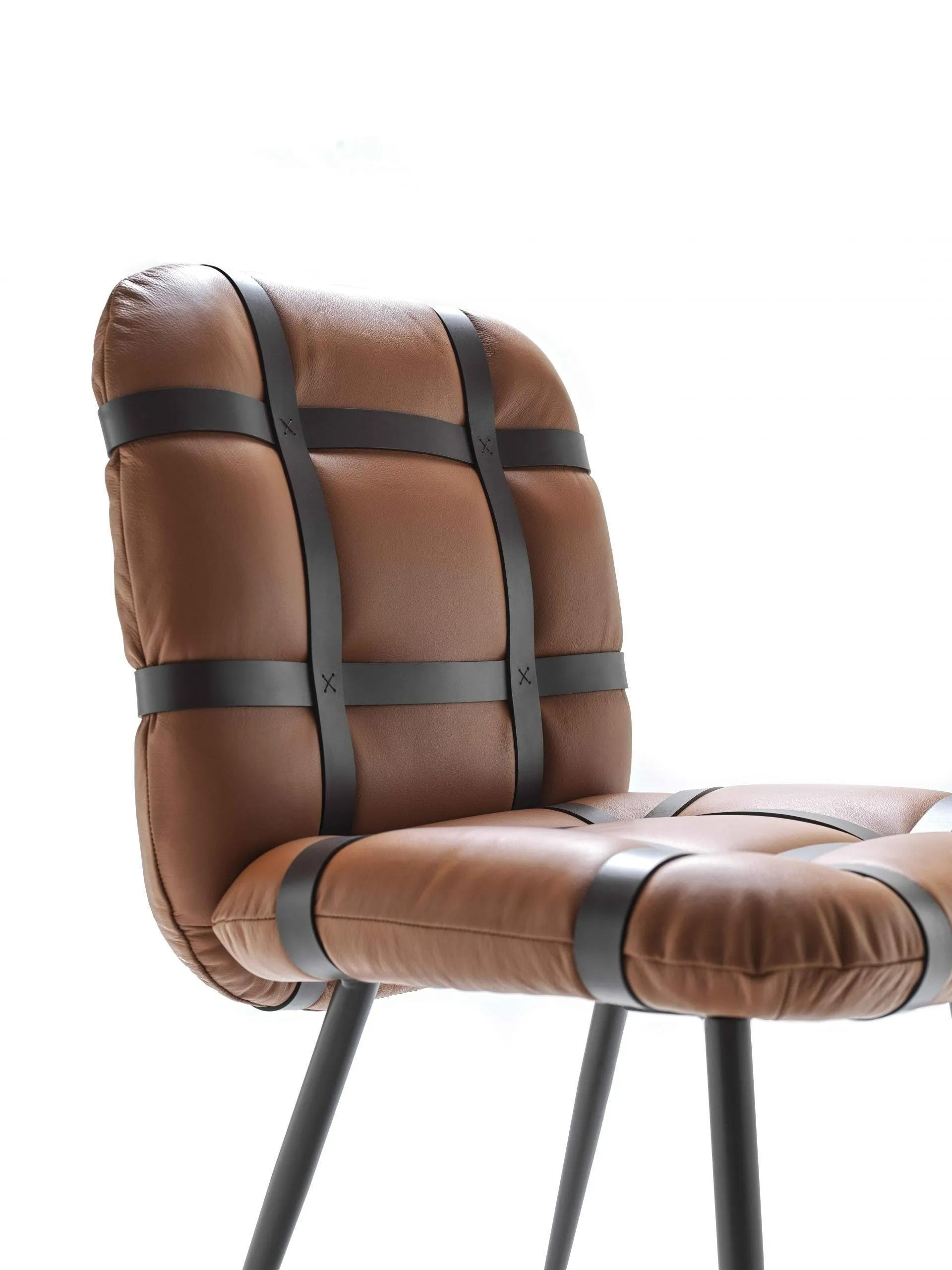 Avion Leather Dining Chair by Fasem