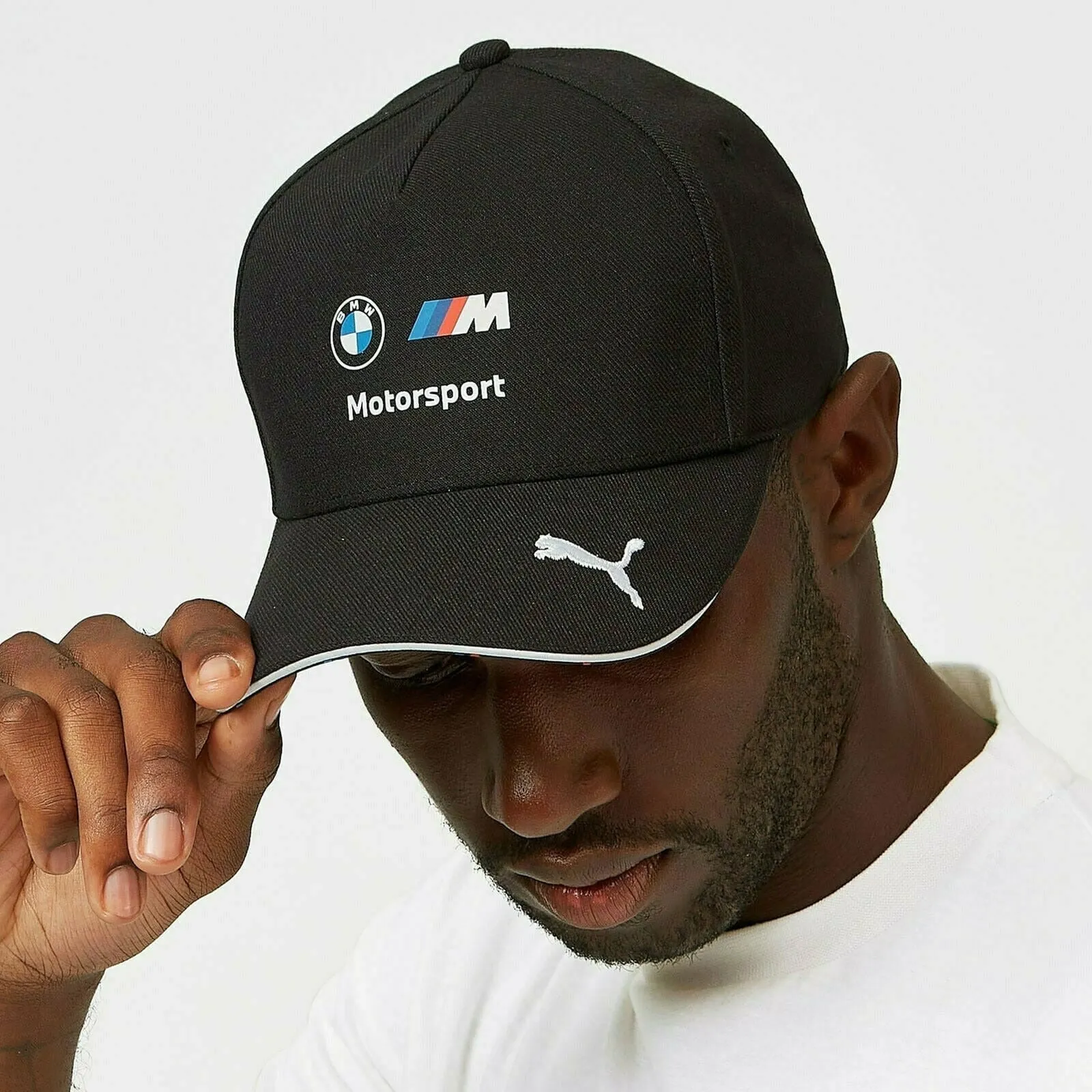 BMW Motorsport Team Baseball Hat- Gray/White