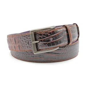 Crème Brulee Mock Caiman Roller Belt