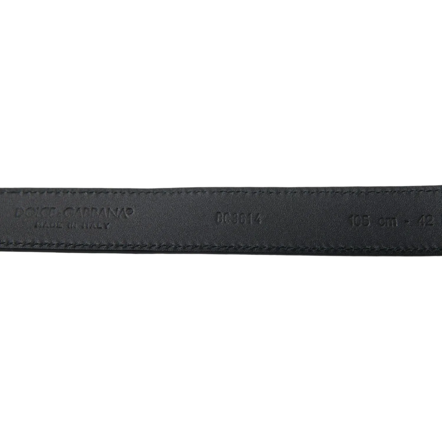 Dolce & Gabbana Elegant Suede Calf Leather Belt