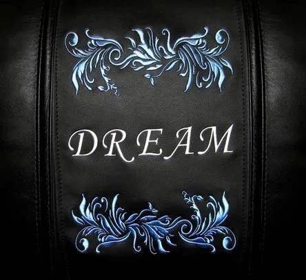 Dream Floral Horizontal Blue Logo Panel