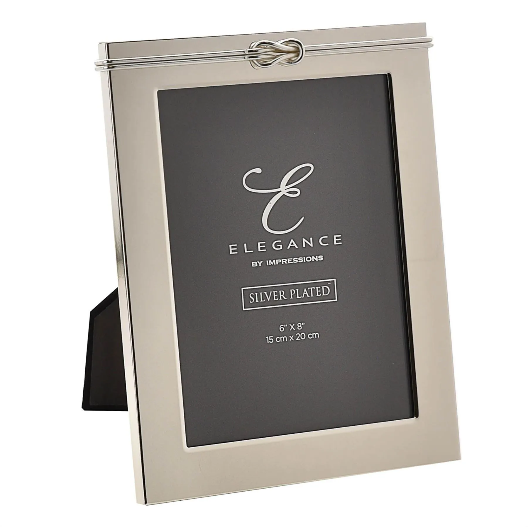 Elegance by Impressions Silver Plated Love Knot Frame