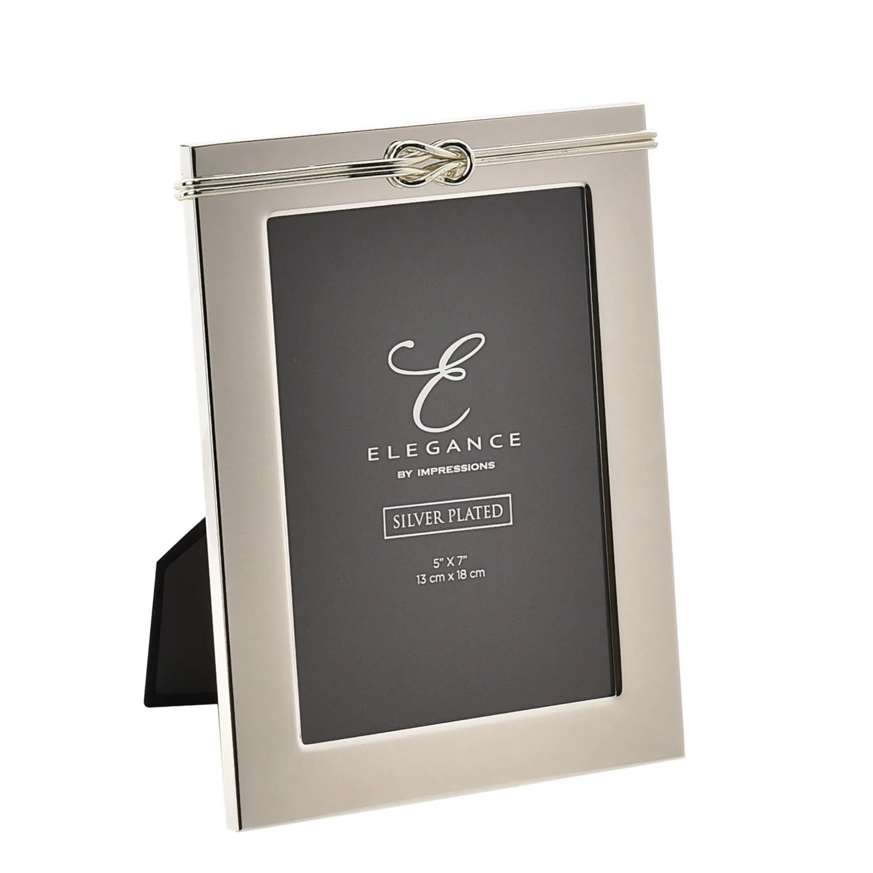 Elegance by Impressions Silver Plated Love Knot Frame