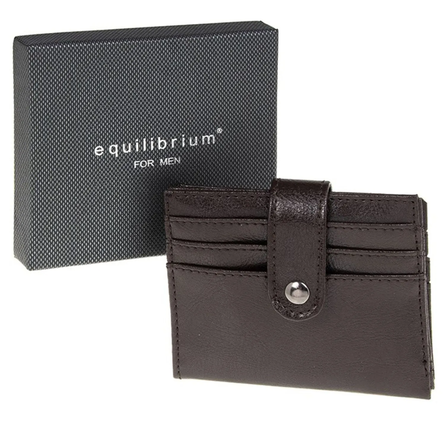 Equilibrium Credit Card Holder Brown