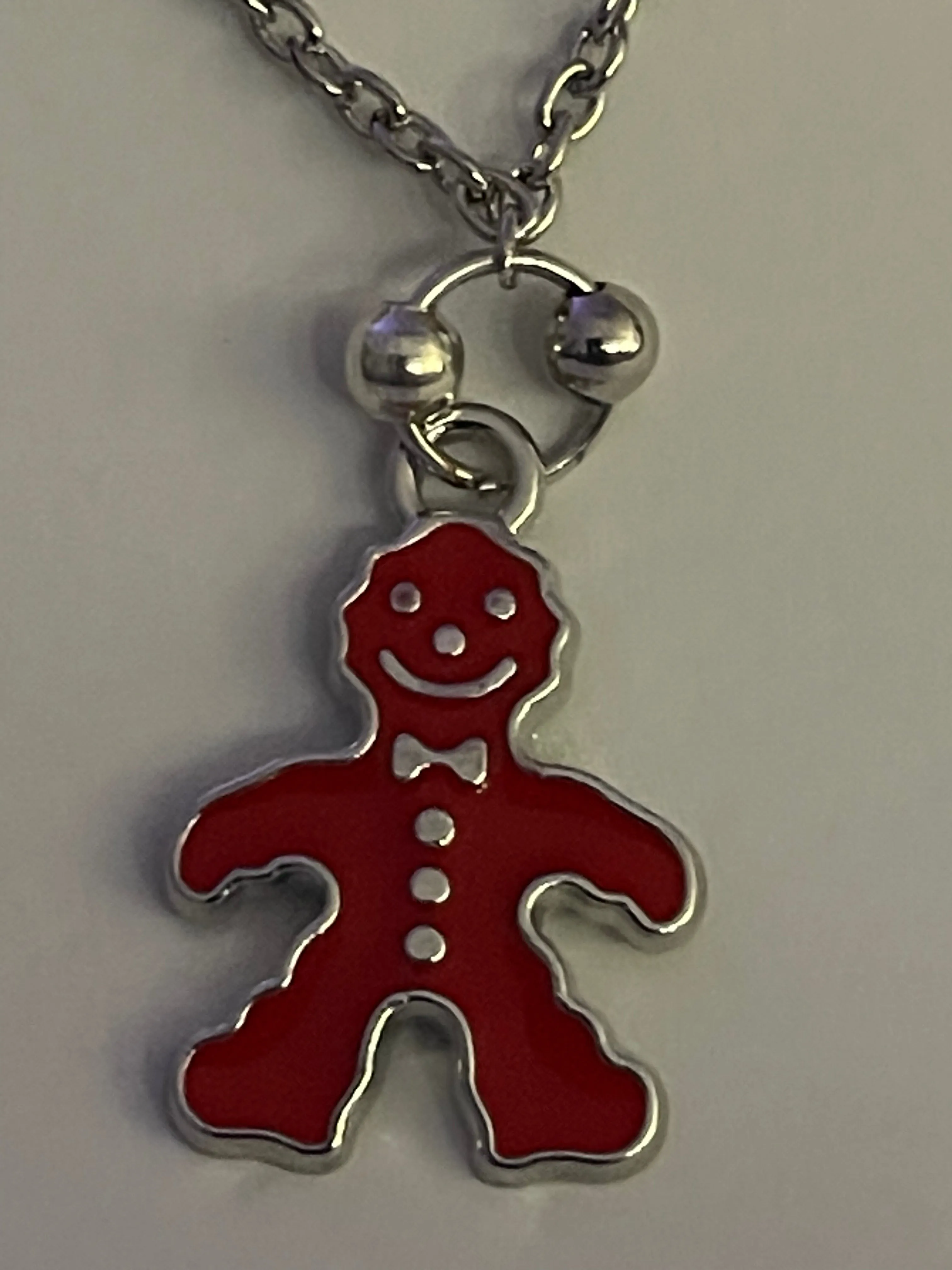 Gingerbread earrings and necklace