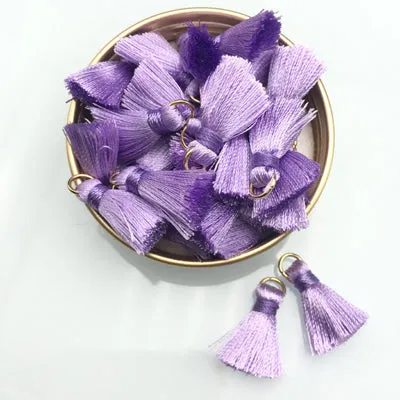 GUFEATHER/Tassel/20MM silk Brush earrings accessories/tassel for Hand made jewelry/jewelry findings/jewelry materials 10pcs/lot