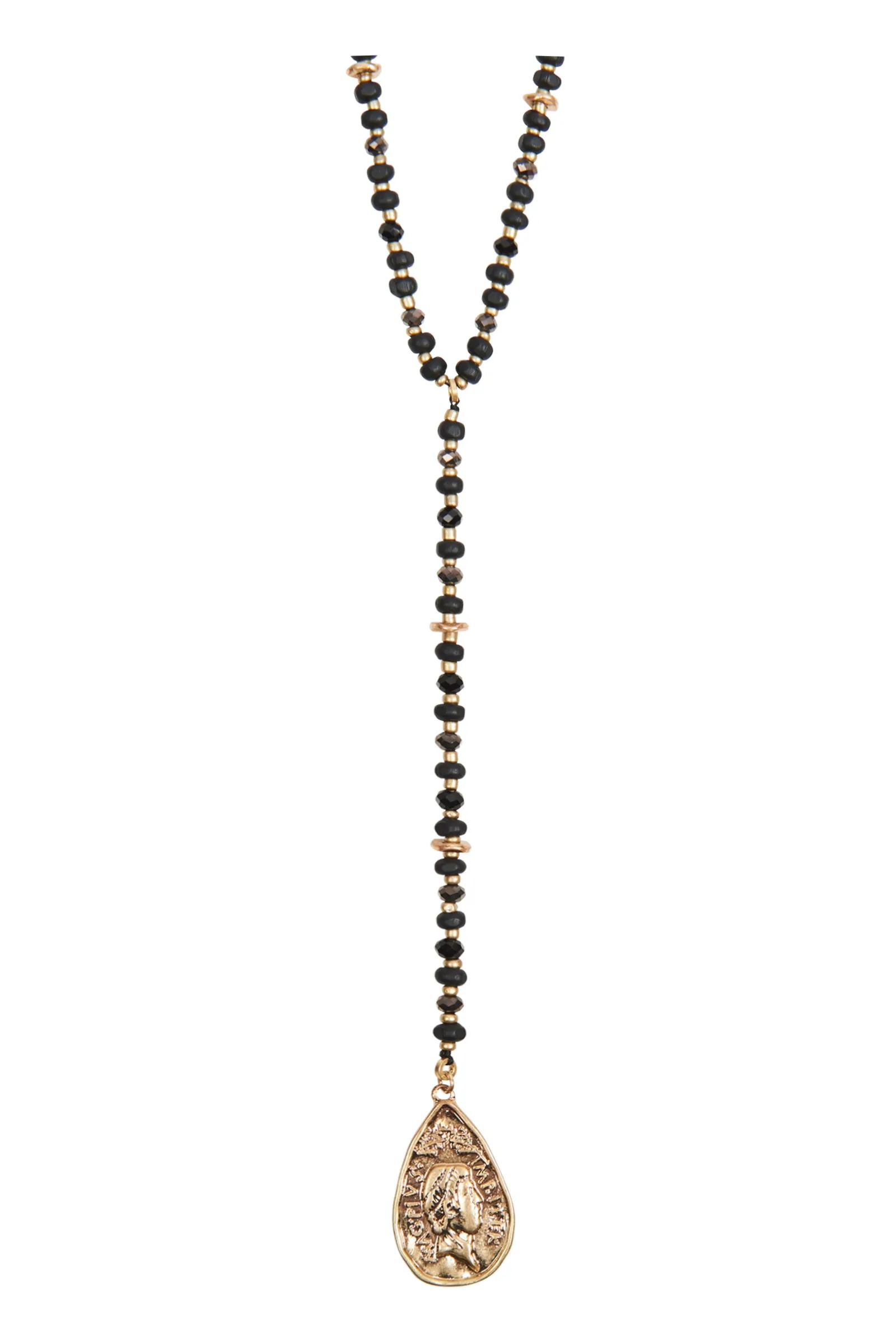 Irula Necklace - Gold Drop