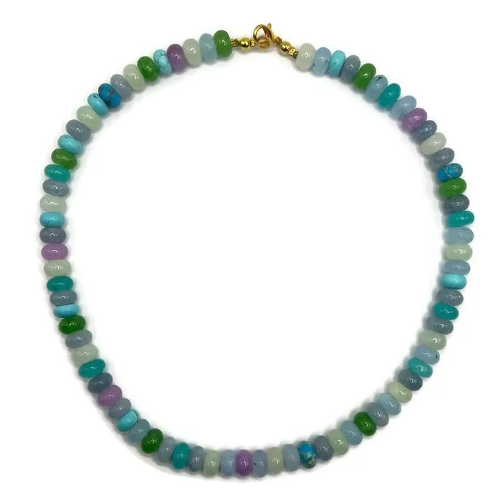 Lottie Mix Gemstone Necklace