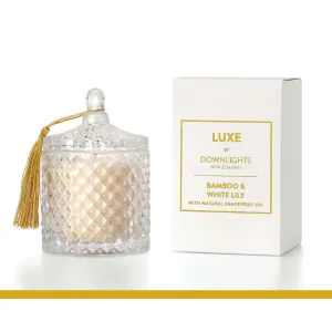 Luxe Candle:  Bamboo & White Lily