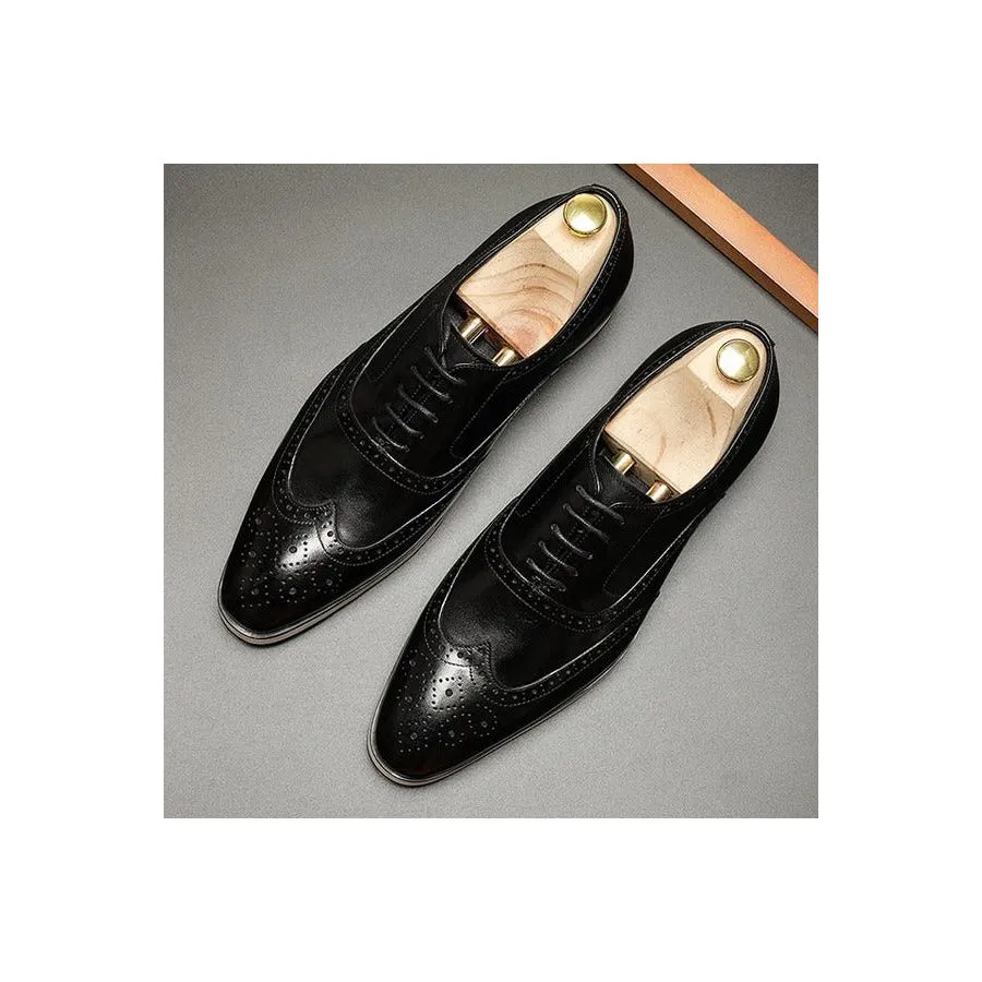 LuxeWing Exotic Lace-up Dress Shoes