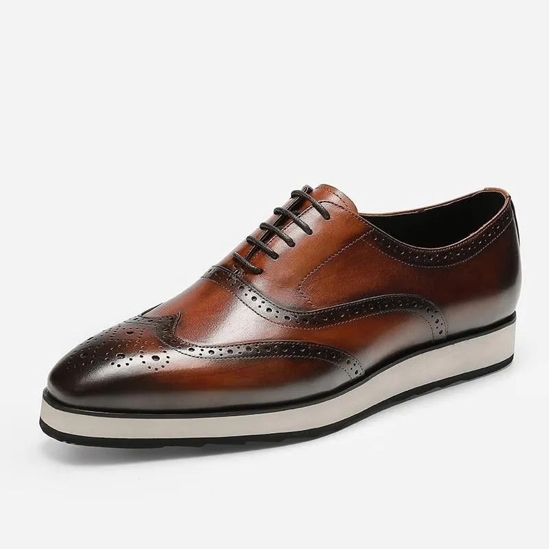 LuxeWing Exotic Lace-up Dress Shoes