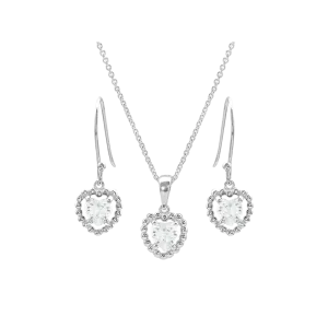 Montana Women's Frozen Heart Jewelry Set