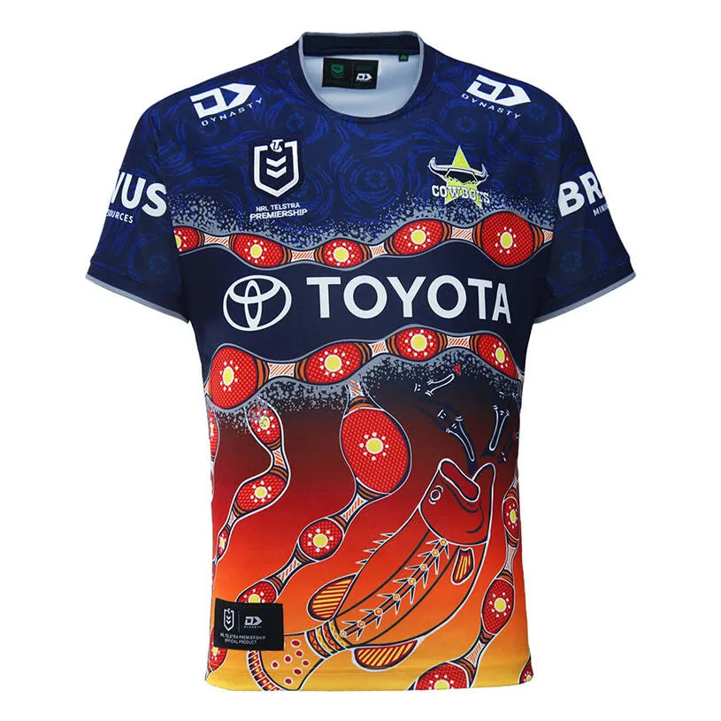 North QLD Cowboys 2024 Mens Indigenous Replica Jersey