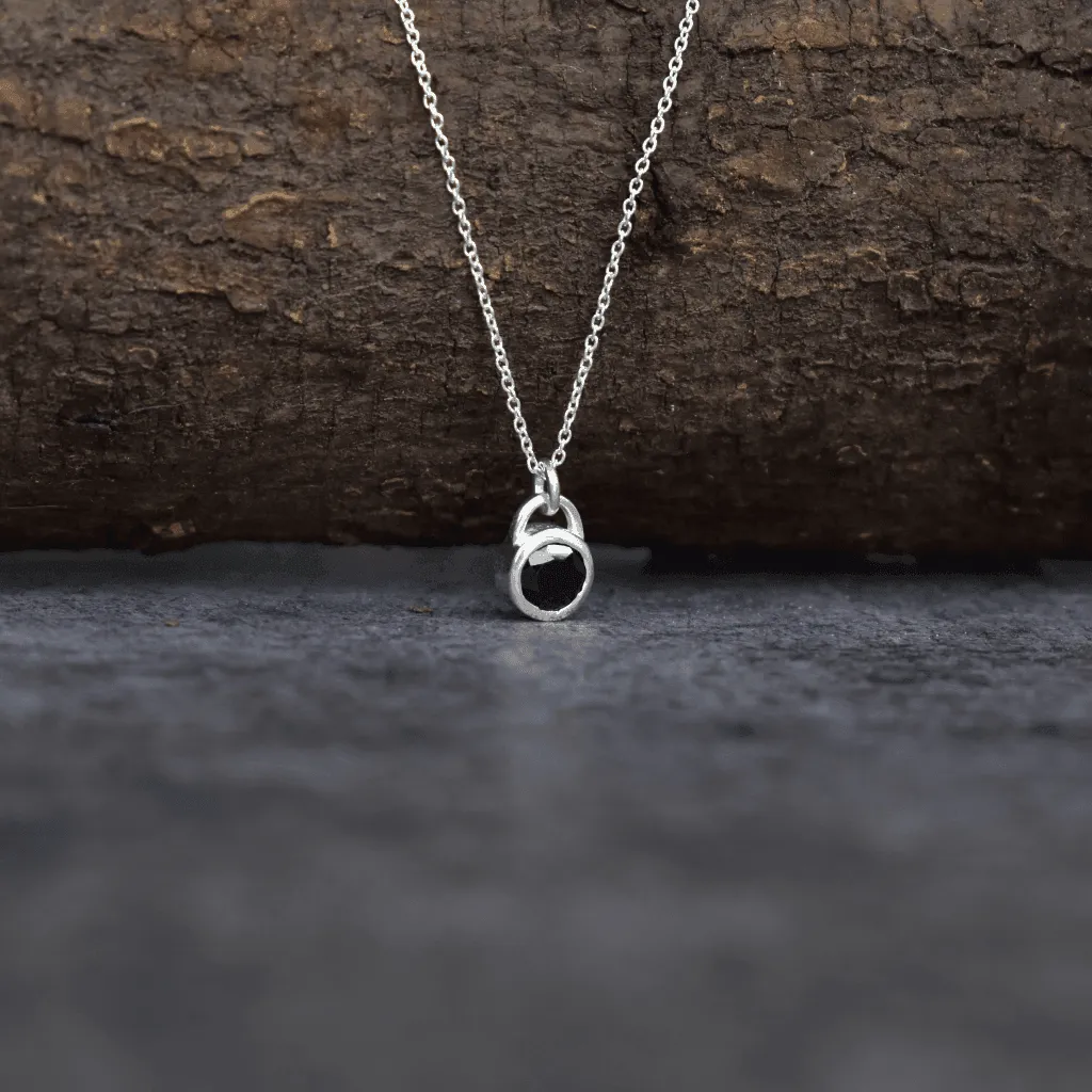 Padlock - Onyx Necklace