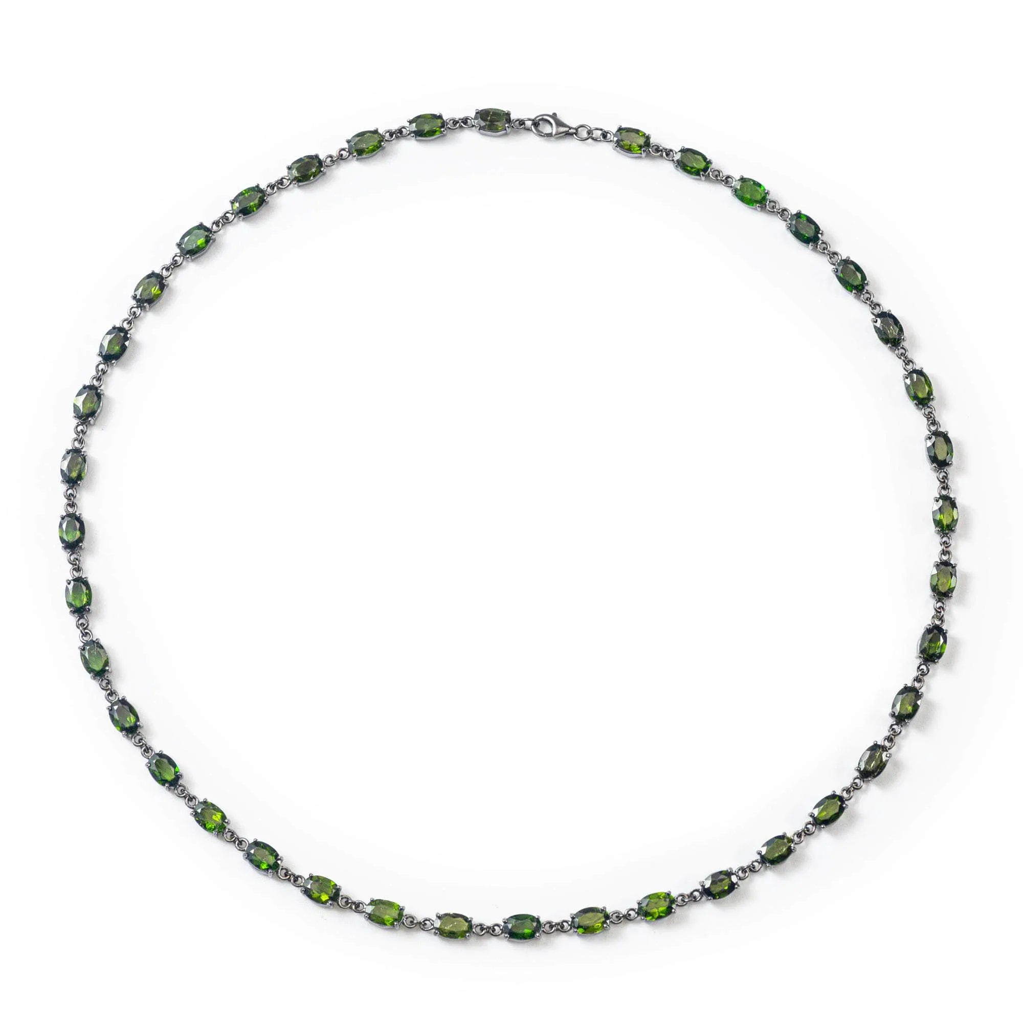 Prima Chrome Diopside Necklace