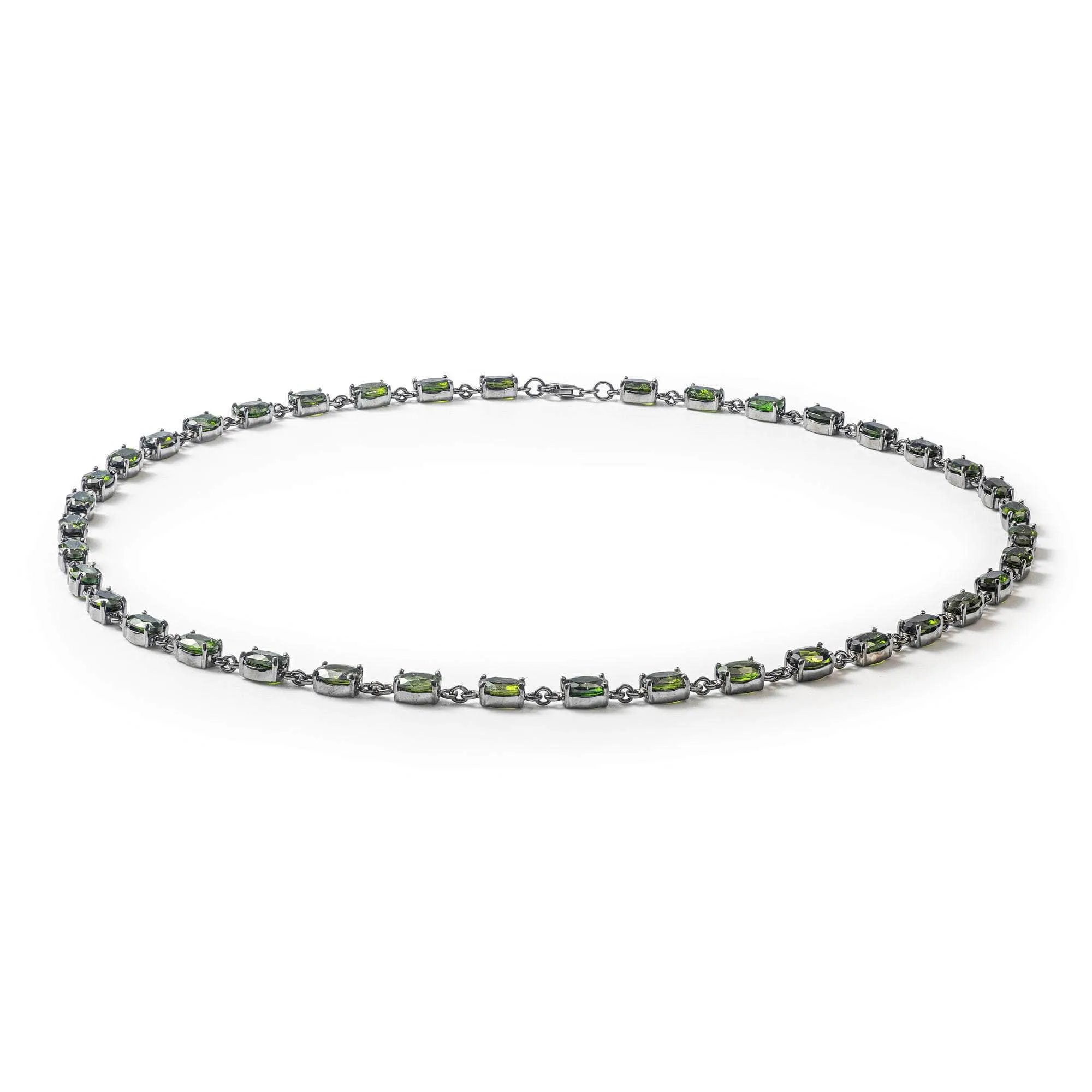 Prima Chrome Diopside Necklace