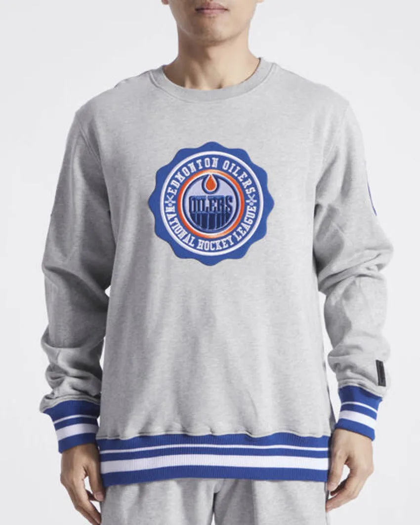 Pro Standard NHL Men's Edmonton Oilers Emblem Sweatshirt