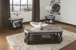 Radilyn Grayish Brown Table (Set of 3)