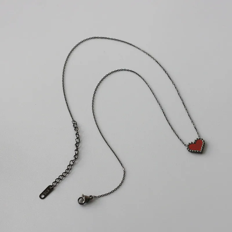 Red Heart Necklace