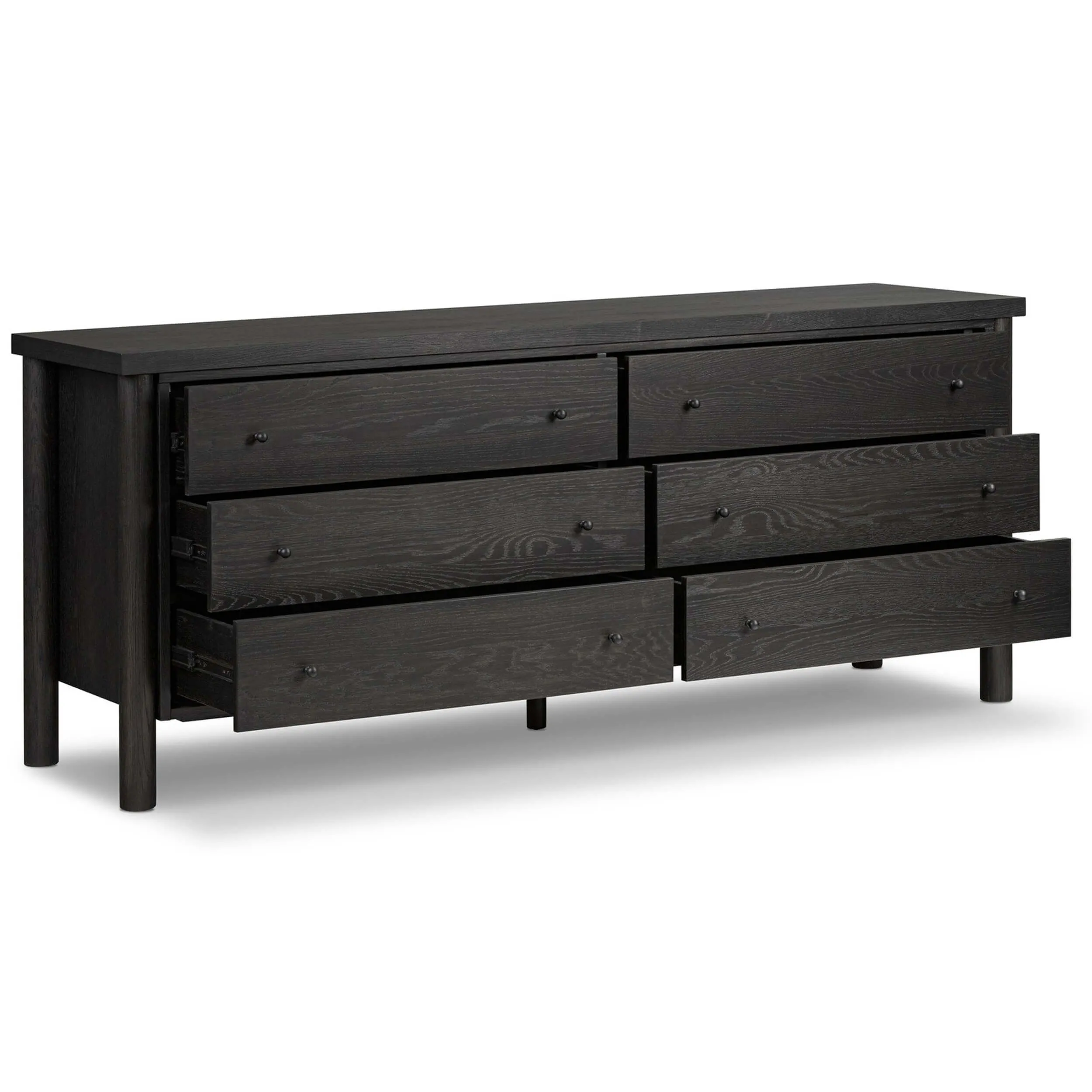 Roark 6 Drawer Dresser, Ebony