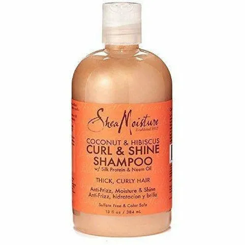 Shea Moisture: Coconut & Hibiscus Curl & Shine Shampoo 13oz