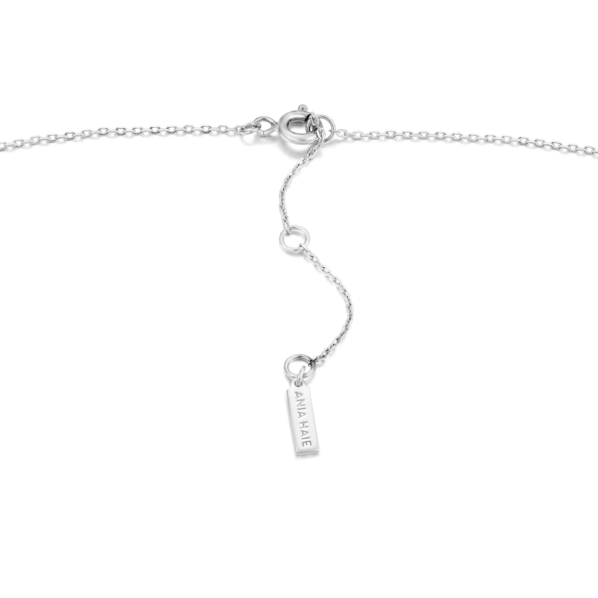 Silver Crush Square Necklace