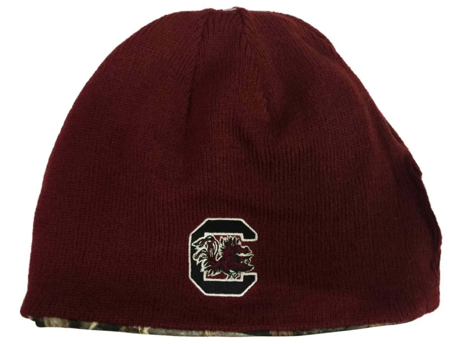 South Carolina Gamecocks TOW Realtree Max5 Red Seasons Reversible Beanie Hat Cap