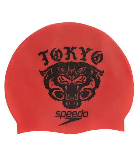 SPEEDO Silicone Printed Caps (MANY PRINTS)