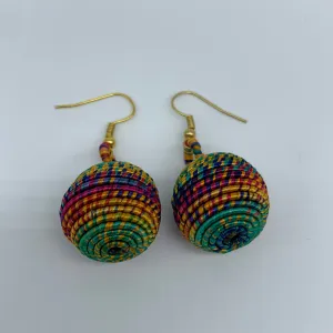 Thread W/Metal Earrings-Multi Colour 5