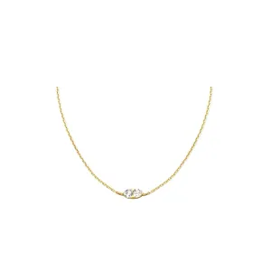 Trillion Solitaire Necklace