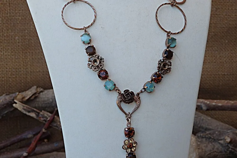 Turquoise Y Necklace