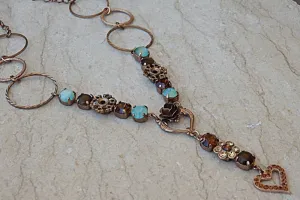 Turquoise Y Necklace