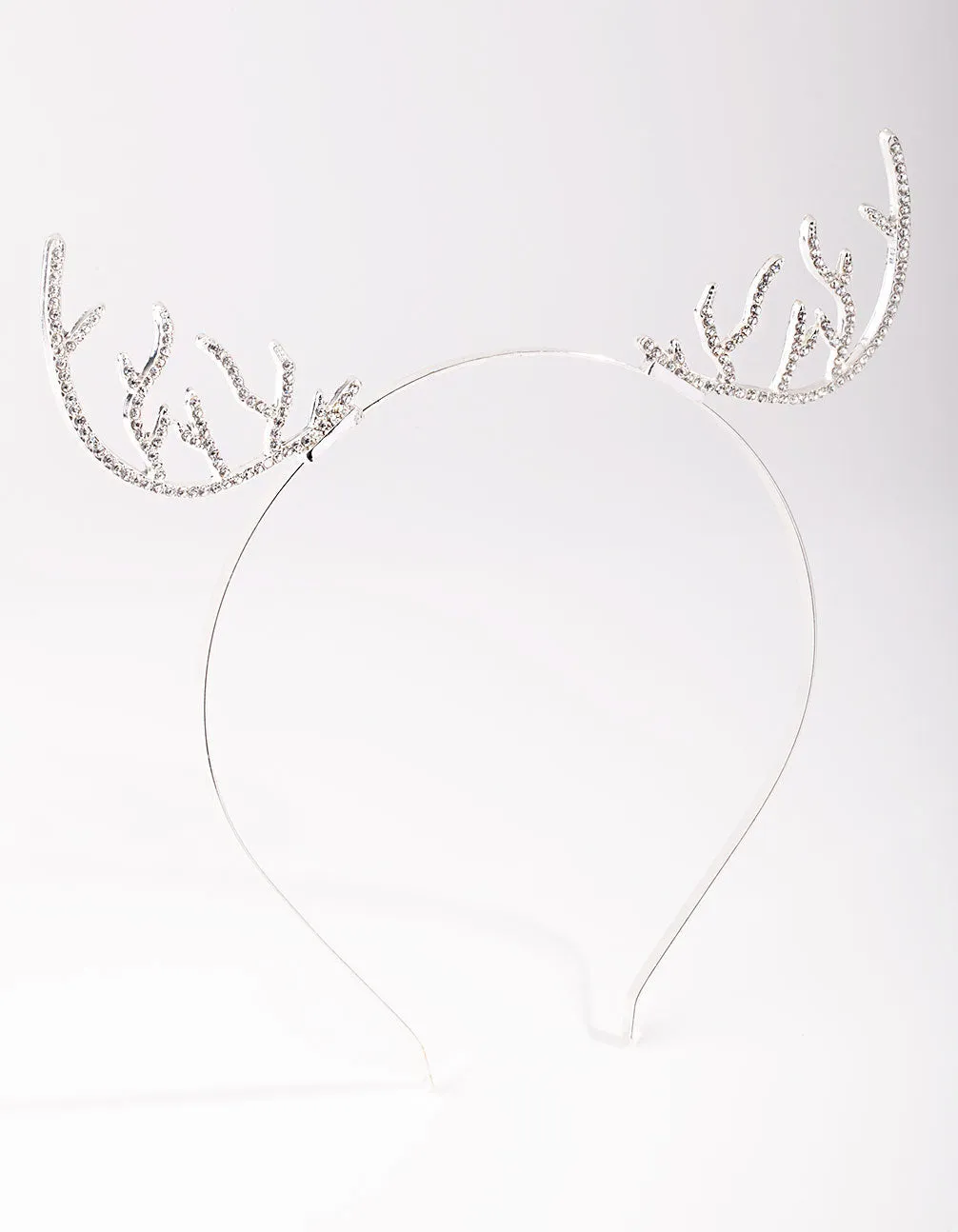 Xmas Diamante Antler Headband