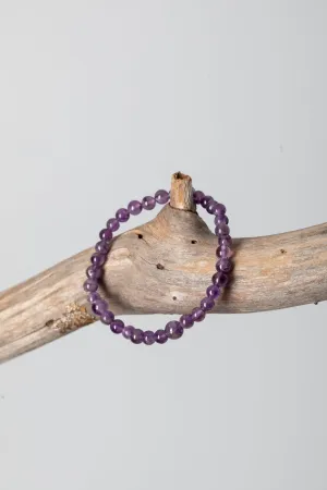 Zen Stretchy Beaded Gemstone Bracelet