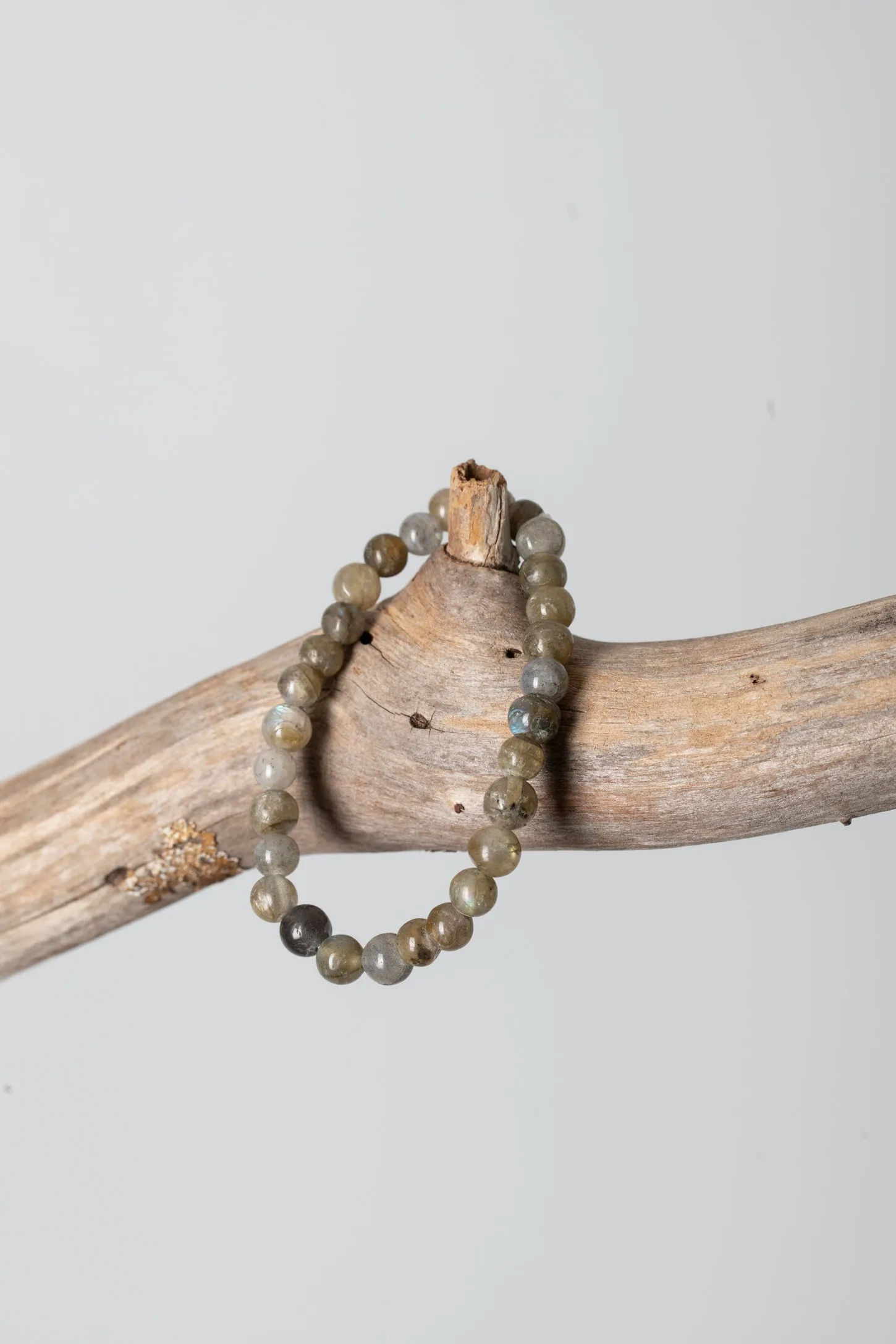 Zen Stretchy Beaded Gemstone Bracelet