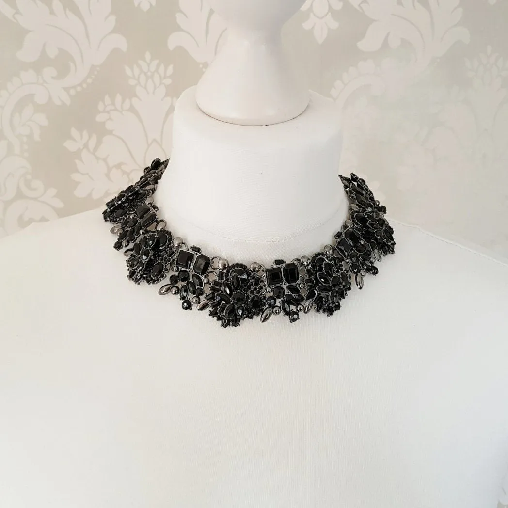 ZIA Black Statement Necklace