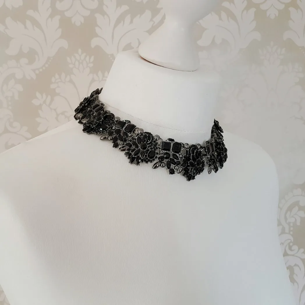 ZIA Black Statement Necklace